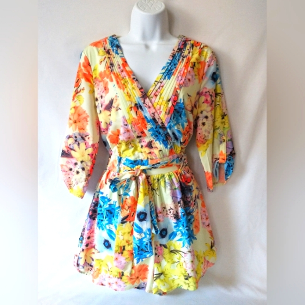 Gianni Bini Romper - "In The Garden Erynn" - M
